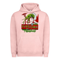 Pigment Salmon christmas character hand physician assistant Urban Hoodie - NancyCooperArtShop