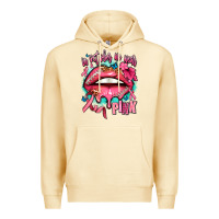 Pina Colada in october we wear pink  lips Premium Hoodie - AdoDesignShop