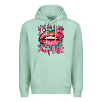 Seafoam in october we wear pink  lips Premium Hoodie - AdoDesignShop