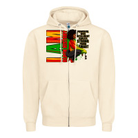 Sandshell I am black history Afro American woman Zipper Hoodie - RanaPortraitStore