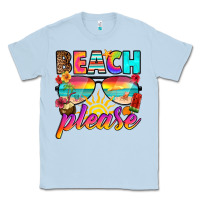 Dusty Blue beach please Classic Tee - RanaPortraitStore