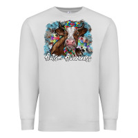 Dove Grey autism awareness 2 Premium Sweatshirt - SublimationCraftShop