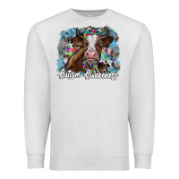 Oatmeal Heather autism awareness 2 Premium Sweatshirt - SublimationCraftShop
