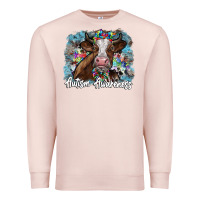 Pale Pink autism awareness 2 Premium Sweatshirt - SublimationCraftShop