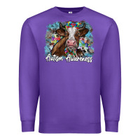 Purple autism awareness 2 Premium Sweatshirt - SublimationCraftShop