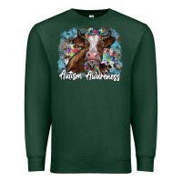 Sports Green autism awareness 2 Premium Sweatshirt - SublimationCraftShop