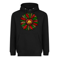 Black christmas sunflower Heavyweight Hoodie - RanaPortraitStore