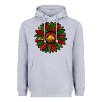 Heather Grey christmas sunflower Heavyweight Hoodie - RanaPortraitStore
