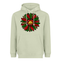 Matcha christmas sunflower Heavyweight Hoodie - RanaPortraitStore