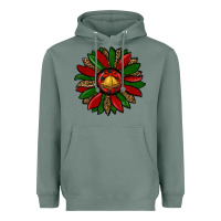 Sage christmas sunflower Heavyweight Hoodie - RanaPortraitStore