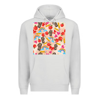 Dove Grey back to school seamless pattern 1 (3600x3600) Premium Hoodie - AdoDesignShop