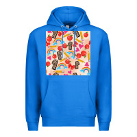 True Royal back to school seamless pattern 1 (3600x3600) Premium Hoodie - AdoDesignShop