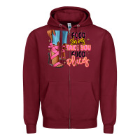 Burgundy Good shoes take you to good places black fashion g Zipper Hoodie - RanaPortraitStore