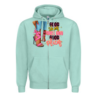 Seafoam Good shoes take you to good places black fashion g Zipper Hoodie - RanaPortraitStore