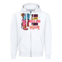 White Good shoes take you to good places black fashion g Zipper Hoodie - RanaPortraitStore