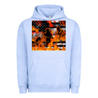 Pigment Grape Ice firefighter thin red lin Urban Hoodie - LillyAllenDesigns