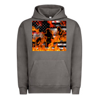 Pigment Tornado firefighter thin red lin Urban Hoodie - LillyAllenDesigns