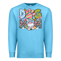 Ocean Blue Easter Dog Mom Easter Day Premium Sweatshirt - Neo Western