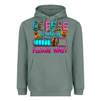 Sage coffee loading please wait Heavyweight Hoodie - Zillion Design Studio