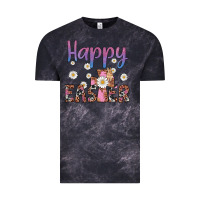 Cloud Black happy easter cross Vintage Tee - Artiststas