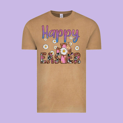 Happy Easter Cross Vintage Tee Designed By Artiststas
