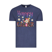 Vintage Denim happy easter cross Vintage Tee - Artiststas