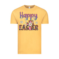 Vintage Mustard happy easter cross Vintage Tee - Artiststas