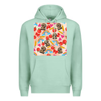 Seafoam back to school seamless pattern 2 (3600x3600) Premium Hoodie - AdoDesignShop