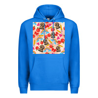 True Royal back to school seamless pattern 2 (3600x3600) Premium Hoodie - AdoDesignShop