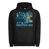 Pigment Black im freakin freezin christmas 2023 Urban Hoodie - NancyCooperArtShop