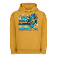 Pigment Peanut Butter im freakin freezin christmas 2023 Urban Hoodie - NancyCooperArtShop
