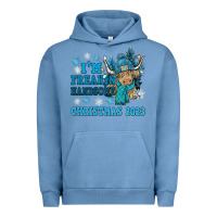 Pigment Pebble Blue im freakin freezin christmas 2023 Urban Hoodie - NancyCooperArtShop