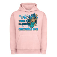 Pigment Salmon im freakin freezin christmas 2023 Urban Hoodie - NancyCooperArtShop