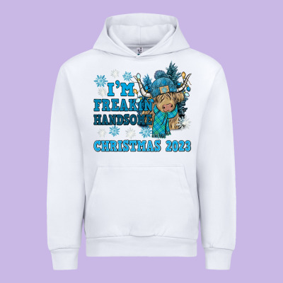 Im Freakin Freezin Christmas 2023 Urban Hoodie Designed By Nancycooperartshop