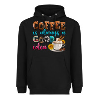 Black coffee is always good idea Heavyweight Hoodie - Zillion Design Studio