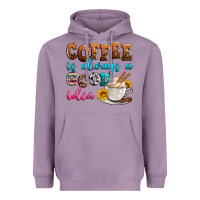 Lavender coffee is always good idea Heavyweight Hoodie - Zillion Design Studio