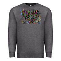 Charcoal Heather i love teaching Premium Sweatshirt - CowhideDigitalArt