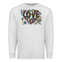 Oatmeal Heather i love teaching Premium Sweatshirt - CowhideDigitalArt