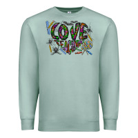Seafoam i love teaching Premium Sweatshirt - CowhideDigitalArt