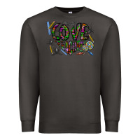 Smoke i love teaching Premium Sweatshirt - CowhideDigitalArt