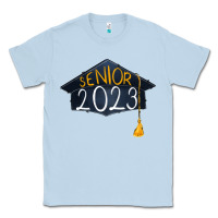 Dusty Blue senior 2023 graduation Classic Tee - RanaPortraitStore