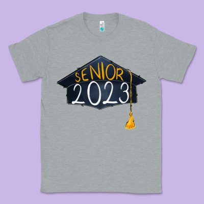 Senior 2023 Graduation Classic Tee Designed By Ranaportraitstore