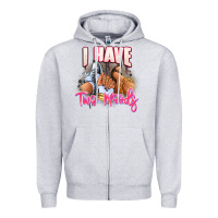 Heather Grey I have two moods sneaker and heels Zipper Hoodie - RanaPortraitStore