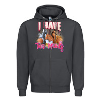 I Have Two Moods Sneaker And Heels Zipper Hoodie | Teevron
