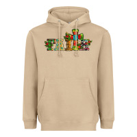 Mushroom christmas cross faith Heavyweight Hoodie - RanaPortraitStore