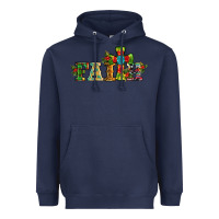 Navy christmas cross faith Heavyweight Hoodie - RanaPortraitStore