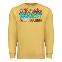 Antique Gold little sister biggest fan Premium Sweatshirt - HRA Design Shop