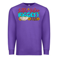 Purple little sister biggest fan Premium Sweatshirt - HRA Design Shop