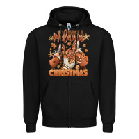 Black Have a melanin Christmas black girl sneakers Zipper Hoodie - RanaPortraitStore
