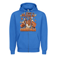True Royal Have a melanin Christmas black girl sneakers Zipper Hoodie - RanaPortraitStore